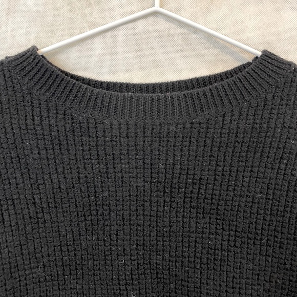 WILFRED FREE | Aritzia Isabelli 100% Merino Wool Sweater in Black | Size XS - Picture 5 of 10